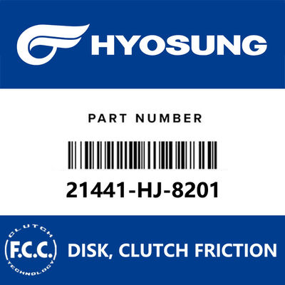 FCC Original Paper-based Clutch Friction Disk and Clutch Plate for Hyosung GT250 GT250R GV250 with 134mm Outside Diameter